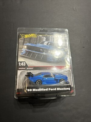 2024 Hot Wheels Premium '69 Modified Ford Mustang #7 1:43 Scale New Ships Now