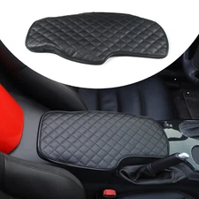 For Corvette C6 2005-2013 Armrest Box Trim Cover (Leather) Black