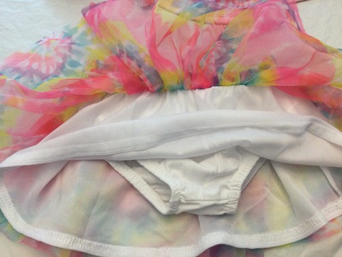 GIRLS LOT OF 3, SKIRT, SKORTS, TUTU, PINK, MULTICOLORED, EUC 3-6Mo - Picture 9 of 12