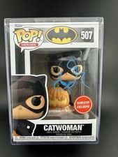 Funko Pop Catwoman Jack O Lantern #507 GameStop Exclusive Halle Berry BECKET