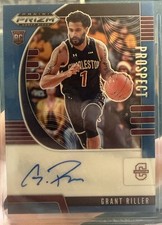 20-21 Panini Prizm Draft Picks Prospect Autographs Grant Riller  Blue Prizm /149