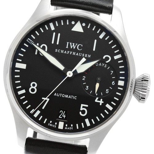 IWC SCHAFFHAUSEN Big pilot IW500401 7 Days black Dial Automatic Men's_962205