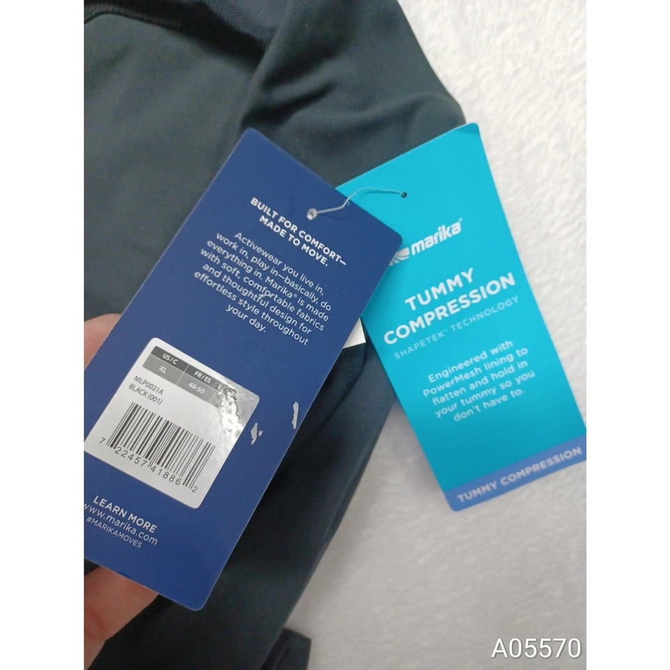 全新带标签 XL Marika Dry Wik 32 英寸木乃伊压缩打底裤 — 第 3/4 张图片