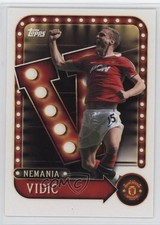 2025 Topps Manchester United FC Collector Tin Name in Lights Nemanja Vidic 07lj