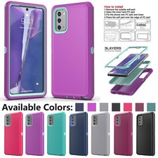 For Samsung Galaxy Note 20 Ultra / Note 20 5G Case Heavy Duty 3in1 Layers Cover
