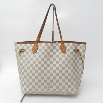 echt Louis Vuitton Damier Azur Neverfull MM Schultertasche Beuteltasche...