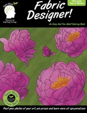 A SPRY MIND COLORING BOOK - FABRIC DESIGNER: A COLORING By Scott A Cuzzo **NEW**