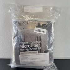 ForPro Premium Microfiber Massage Sheet Set 3 Piece Natural Island Tranquility