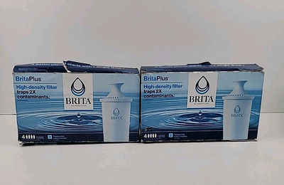 Brita Plus Replacement Water Filter, BPA-Free, High-Density Pitchers 8 PACK