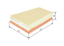 For BOSCH F 026 400 441 AIR FILTER INSERT
