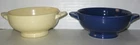 2 - Vintage Fiesta, Fiestaware Pottery Cream Soup Bowls