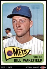 1965 Topps #167 Bill Wakefield Mets 7 - NM