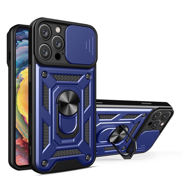 Hurtel Hybrid Armor Camshield Case FÜR Iphone 16 PRO MAX MIT Kameraabdeckung-image