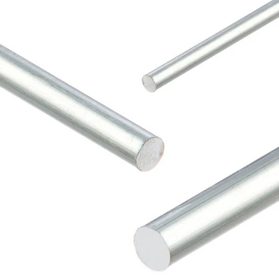 CEZAR Aluminium Round Bar Rod Metal Rods 4mm 5mm 6mm 8mm 10mm Diameter 1 Metre Lengths