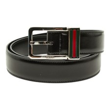 GUCCI Sherry line Square logo buckle belt 162938 mens Used