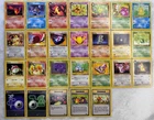 Team Rocket Vintage Lot 26 Cards Pokemon Charmander Squirtle Psyduck Meowth