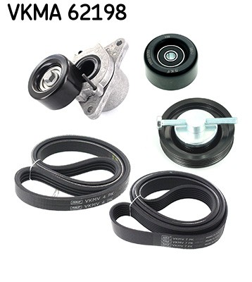 SKF VKMA 62198 Keilrippenriemensatz für NISSAN