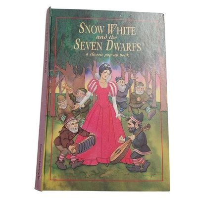 Vintage 1993 Snow White and the Seven Dwarfs Pop Up Book Brothers Grimm - Image 1 of 4