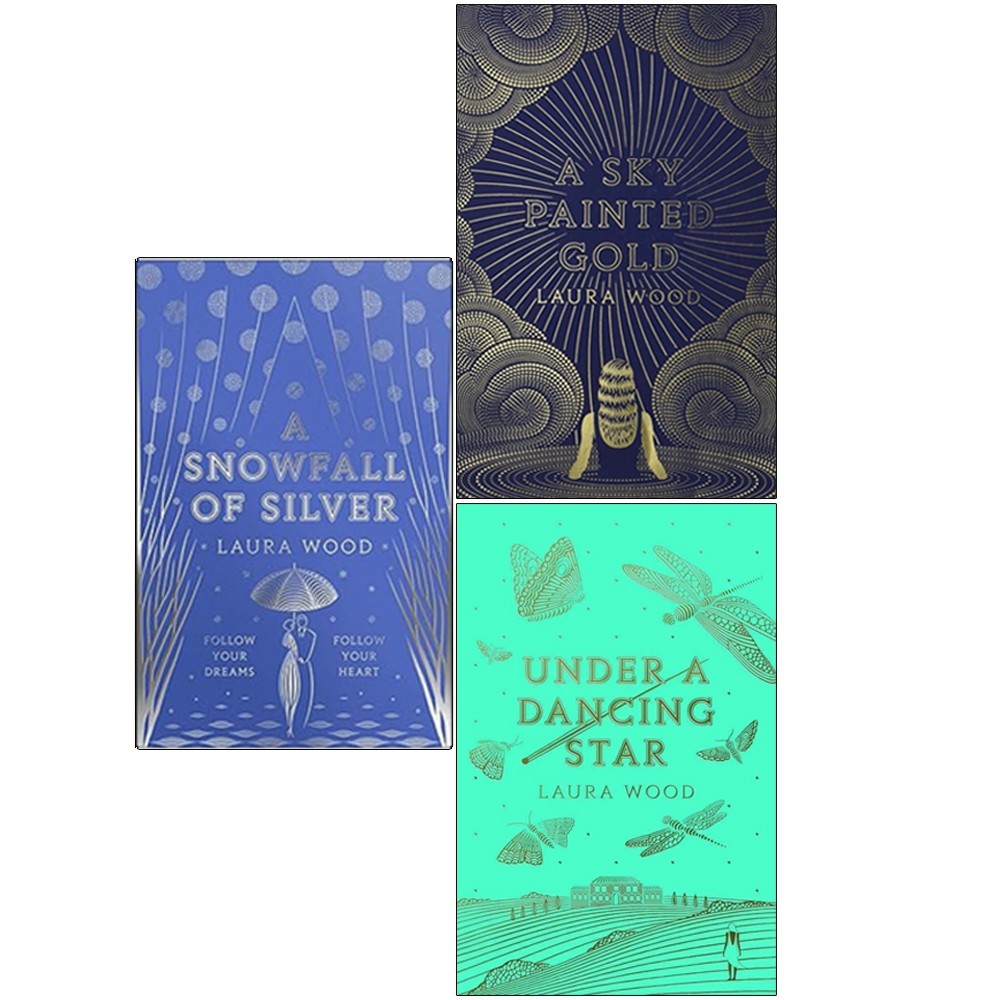 Laura Wood 3 Books Collection Set A Snowfall of Silver ,Under A Dancing Star