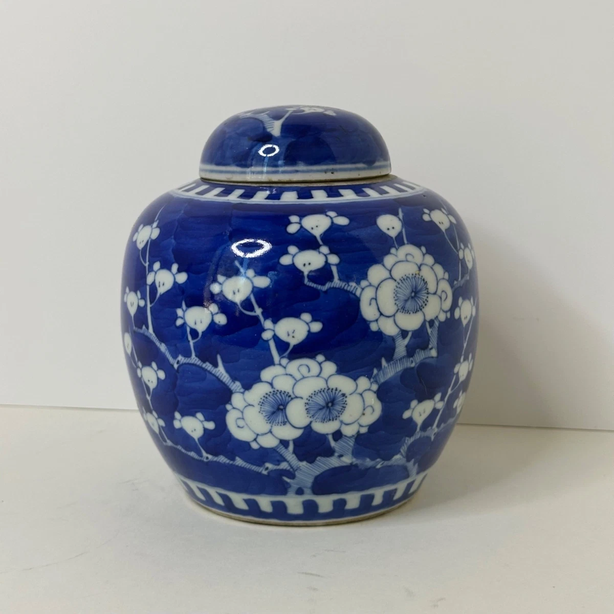 蓝色和白色罐在中国古董花瓶| eBay