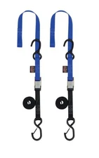 Powertye 1" Cam Buckle w/ Soft-Tye Sewn-In Blue