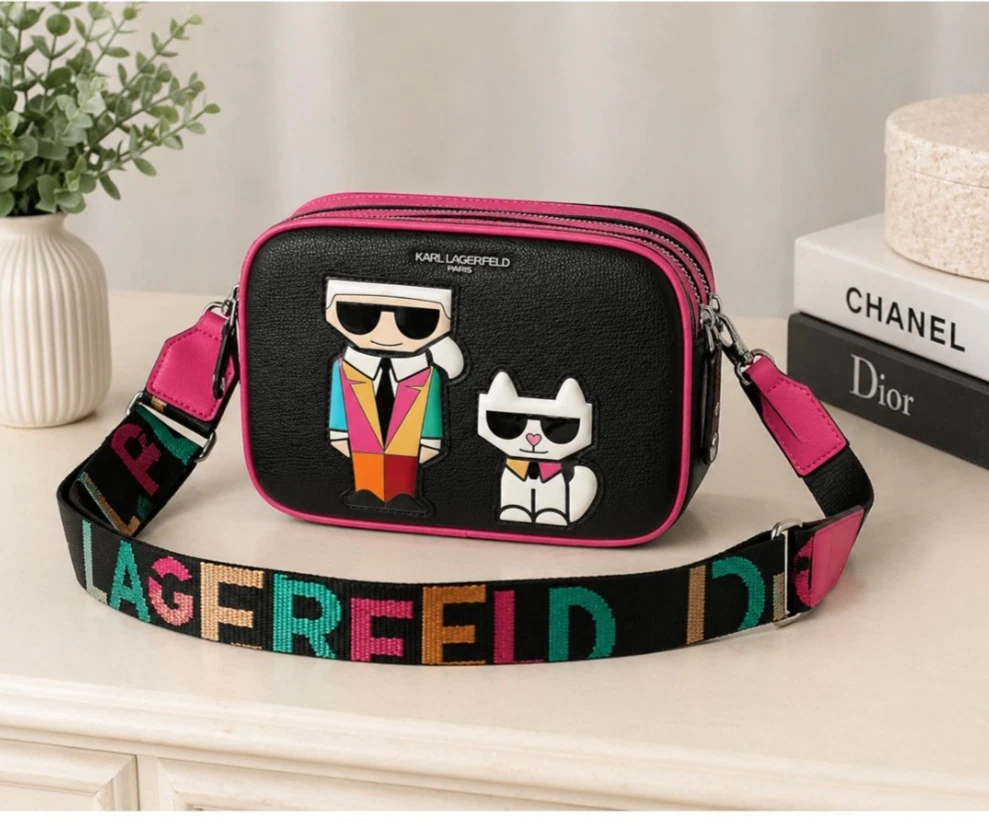 Karl Lagerfeld Crossbody Pink Bags & Handbags for Women for sale
