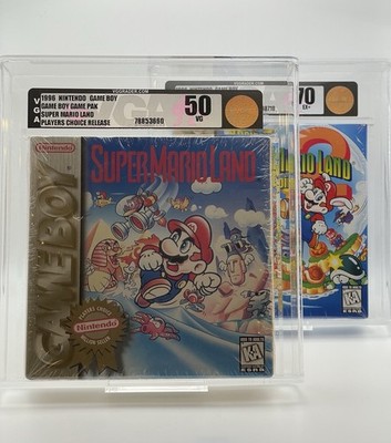 Super Mario Land 1 & 2 - Nintendo Gameboy - Players Choice - VGA sealed - RARE