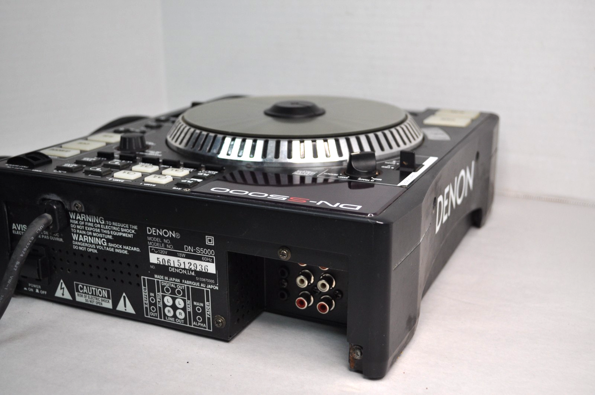 DIECOOK DR1-S5000 ホーンセット　中古品 Denon DN-S5000 CD Turntable Deck- DJ Mixer. Powers On (Read) | eBay