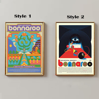 Bonnaroo Music And Arts Festival 2026 Official Merch Commemorative Poster