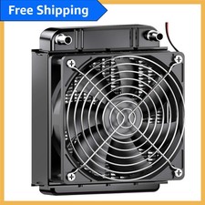 High-Performance 8-Pipe Aluminum Heat Exchanger Radiator - 12V Cooling System