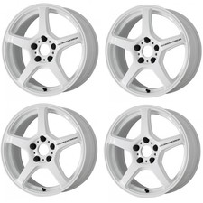 Work Emotion T5r Wheels 18x7.5j48 5x100 Icewhiteicw Set Of 4