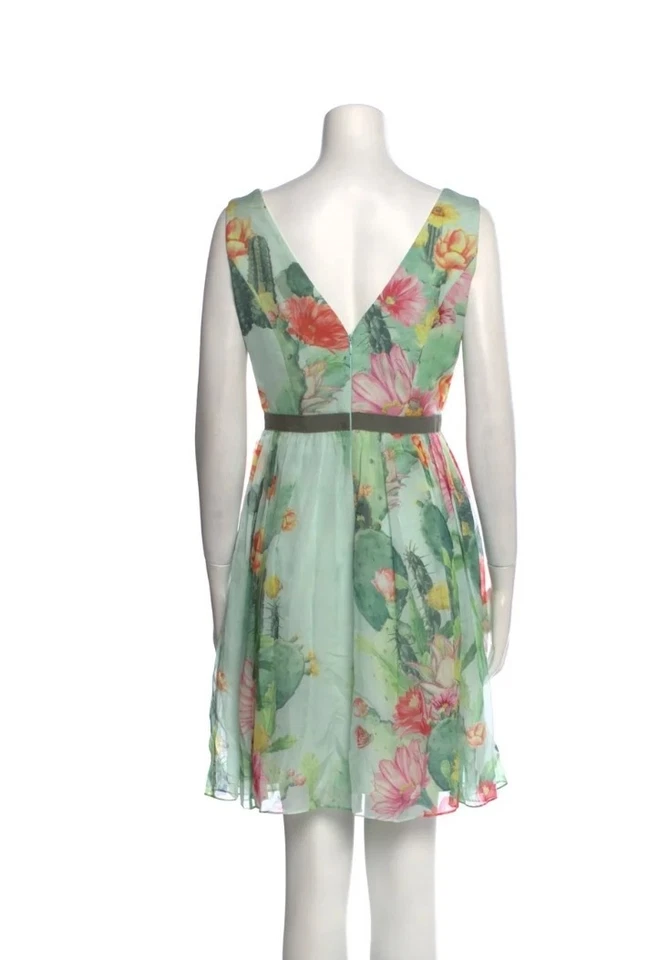 Vestido floral verde Matthew Williamson talla 4 Foto 2 de 4