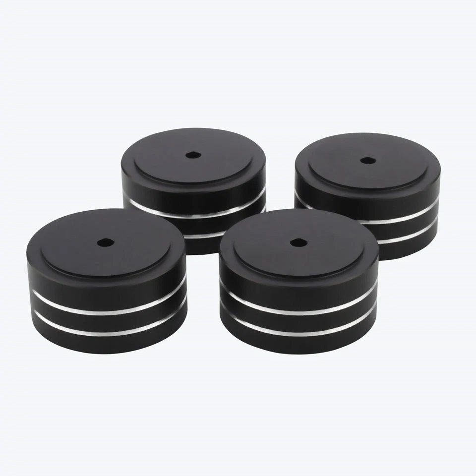 4X HiFi Füße Pad Lautsprecher Verstärker Isolation Stand Alu Füße Pad Aluminium - Bild 2 von 4