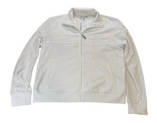 Sergio Tacchini Men's Damarindo Track White Zip-Up Athletic Jacket Size Med NWT