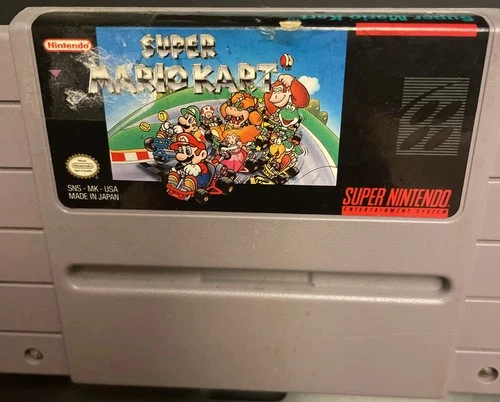Super Mario Kart (Super Nintendo, 1992) Authentic SNES
