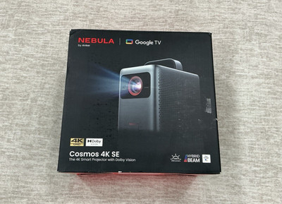 Nebula by Anker Cosmos Laser 4k Projector, 2200 ANSI Lumens Android TV 10