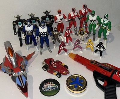 Large Power Rangers Vintage Lot Saban Bandai 1990s 25 Pieces Vehicles Working!