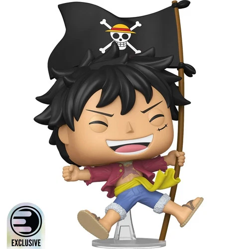 Funko Pop! One Piece: Luffy with Flag #2214 NEW NOW IN STOCK