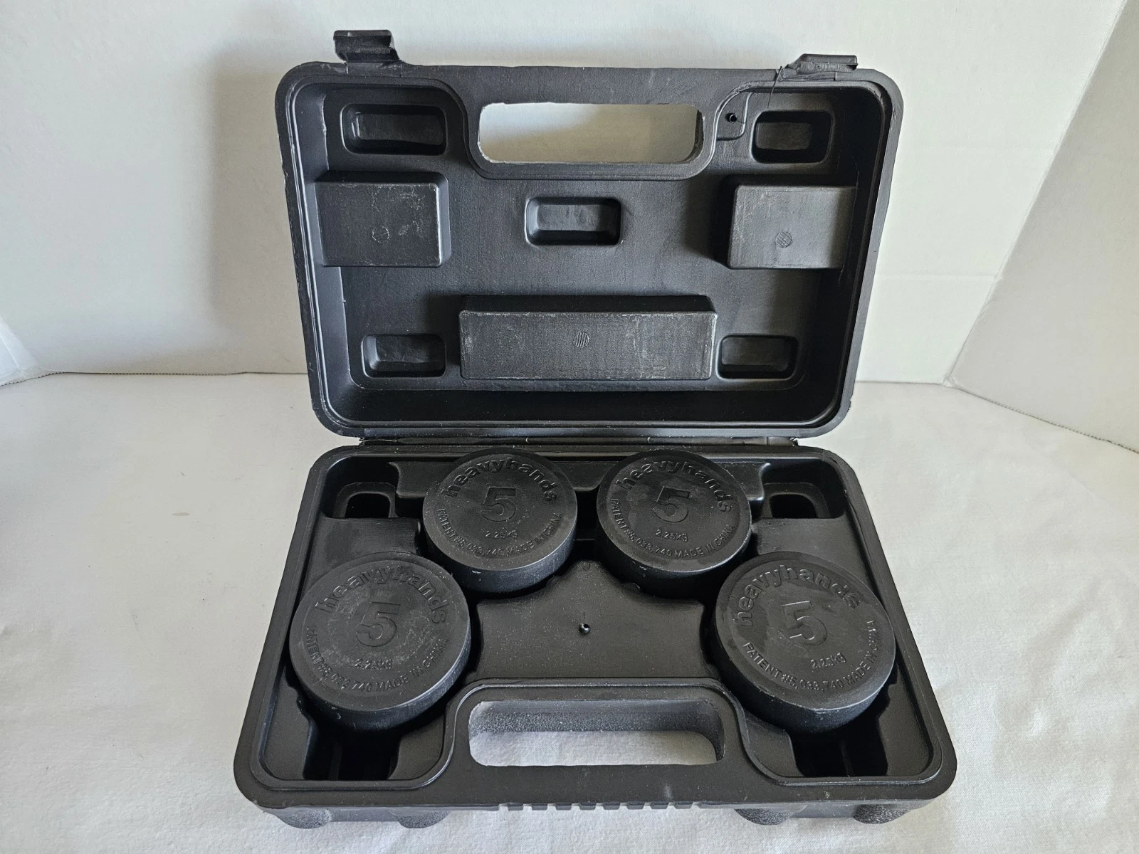 Heavy Hands Set Workout Weights #4 w/ Case Set Of 2 *Please Read
Opens in a new window or tab
