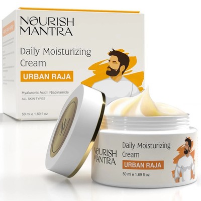 Nourish Mantra Urban Raja Moisturizing Cream men Suits All Skin Types 50 ml