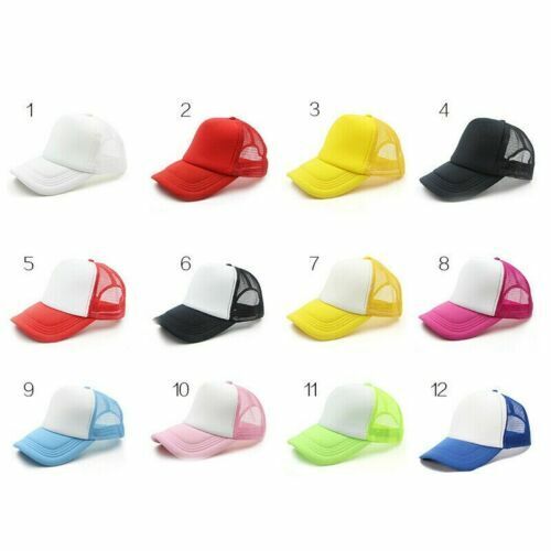 Snapback Letnia regulowana czapka Jednolity gładki siateczka z tyłu Czapka z daszkiem Trucker Hat - Zdjęcie 2 z 24