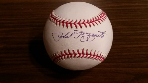 PHIL RIZZUTO SIGNED YANKEE RAWLINGS MLB BASEBALL HALL OF FAMER 1994 SCOOTER JSA - Picture 3 of 7