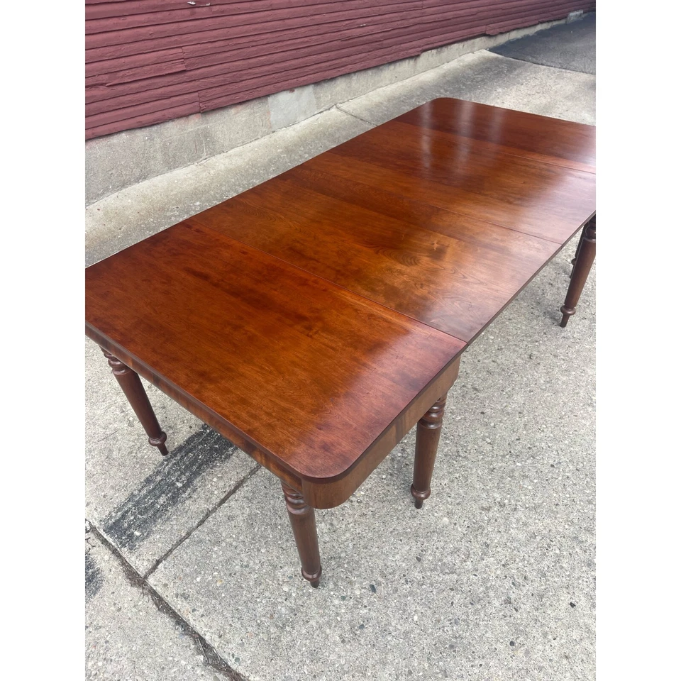 ANTIQUE SHERATON 2 PT BANQUET TABLE - Image 2 of 4