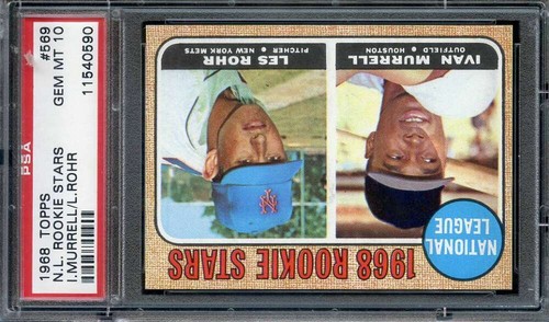 1968 TOPPS #569 IVAN MURRELL/LES ROHR N.L. ROOKIES PSA 10 (RC) POP 5 | eBay