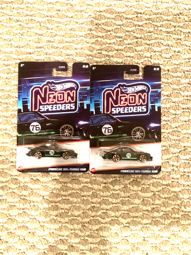 2025 Hot Wheels Neon Speeders Porsche 993 GT3 Lot Of 2