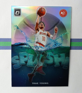2019-20 Panini Donruss Optic Trae Young Splash Holo Prizm #2 Hawks