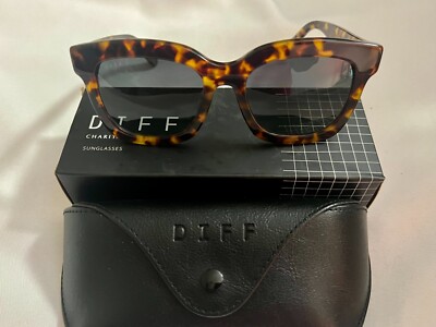 DIFF CARSON DIFF-Carson: Cafe/Grey Polarized Sunglasses – The Lovely Fig main image 2