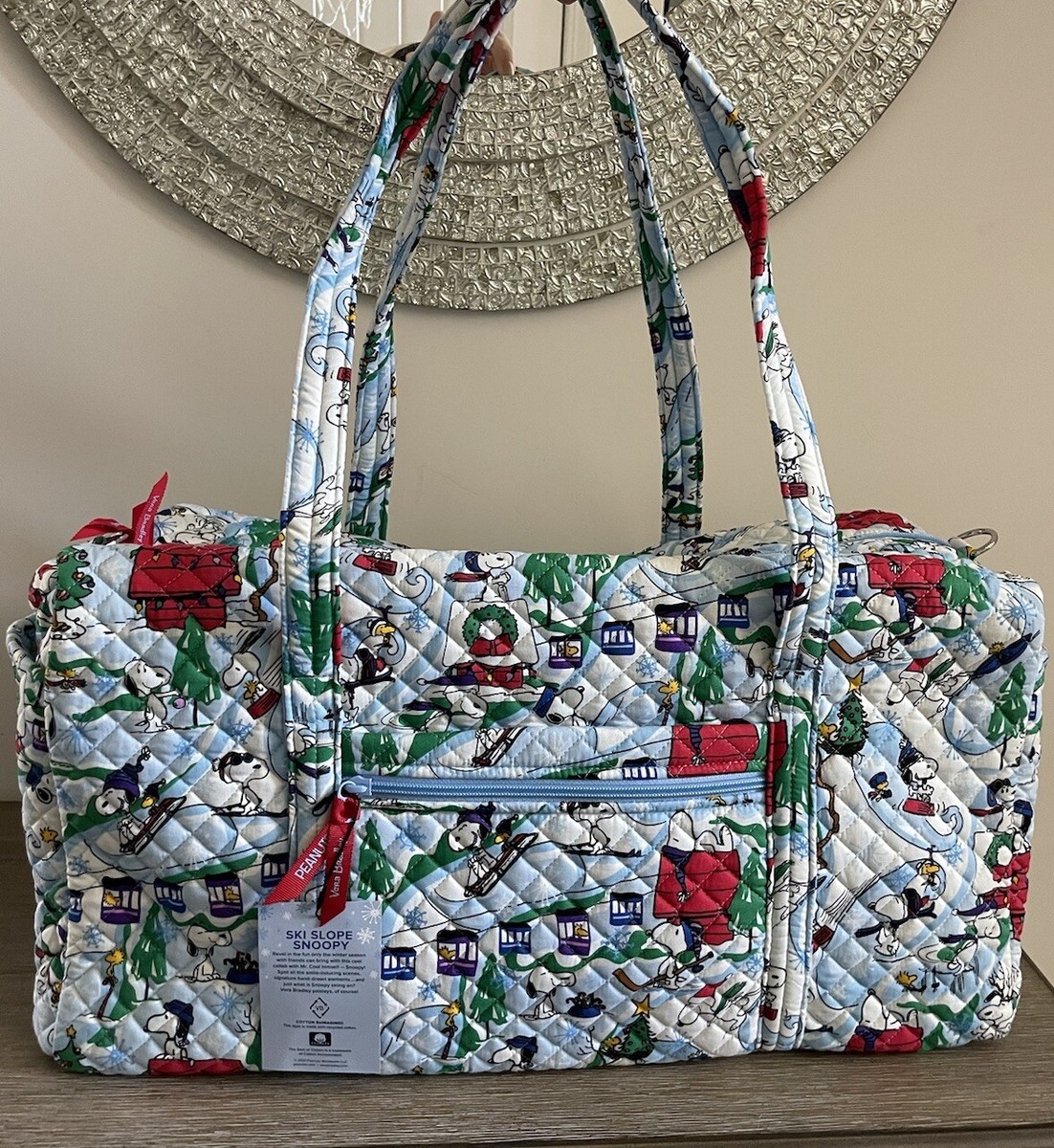 Vera Bradley Duffle Bag SNOOPY Duffel Bag Snoopy Ski Slope