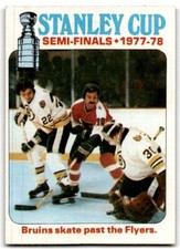 1978-79 Topps Hockey Cards Stanley Cup Semi-Finals Boston Bruins #263