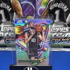 2023 Topps Chrome Cosmic Basketball Domantas Sabonis Refractor #106